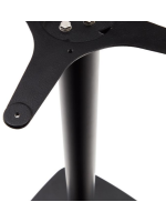 BIKKEMBERG base h 96 cm in acciaio nero per tavolo per gelaterie bar ristoranti chalet b&b