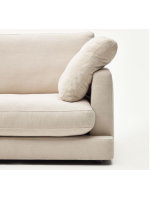 ISAO 3-Sitzer-Sofa 210 cm aus beige Chenille