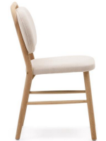 ALF designer chair with anti stain treatment chenille choice of color and solid oak wood structure