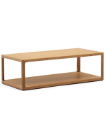 DALDA 140x70 coffee table in solid natural oak wood