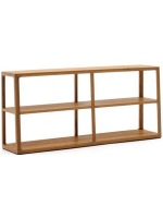 DALDA 180x80 h bookcase or console or sideboard in solid natural oak wood