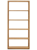 DALDA Librería 90x193 h en madera maciza de roble natural