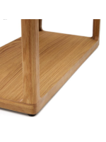 DALDA Librería 90x193 h en madera maciza de roble natural