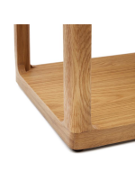 DALDA Librería 90x193 h en madera maciza de roble natural