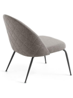 MEGA tissu texture chaise en métal noir design home studios professionnels restaurants