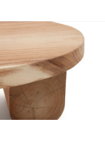 MANTON Table basse en bois massif tropical aux finitions naturelles