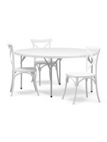 IMOLA Table pliante 120Ø ou 154Ø ou 183Ø pour bars restaurants cafés et cafés à la maison ou à la maison