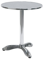 AMORGO Table ronde diam 60 aluminium pour les bars en plein air restaurants appartement chalet hôtel