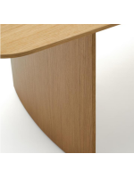 BRAD 200 or 240 cm table in oak veneered MDF