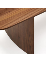 ENZY 200 or 240 cm table in walnut veneer MDF