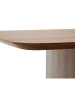 ENZY 200 or 240 cm table in walnut veneer MDF