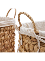 EVA lot de 2 paniers de rangement en 2 tailles différentes en fibre naturelle