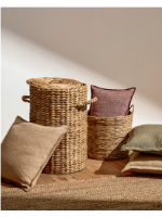 EMONY natural fiber laundry basket