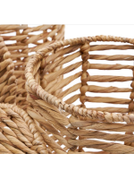 FUM set of 2 storage baskets in natural fibre