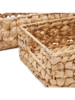 BURNT set of 2 storage baskets in 2 different sizes in natural fibre