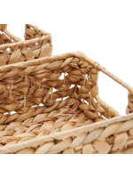 BURNT set of 2 storage baskets in 2 different sizes in natural fibre