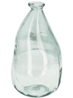 ANILA vase h 36 en verre transparent