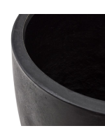 ROSABAYA vase h 120 cm black concrete planter