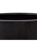 ROSABAYA vase h 120 cm jardinière en béton noir