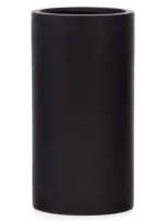 FREDA vase Ø 42 cm h 80 black concrete planter