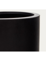 FREDA vase Ø 42 cm h 80 black concrete planter