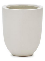 FAMOUS vase Ø 39 cm h 46 white concrete planter