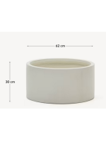 ETNA vase Ø 62 cm white concrete planter