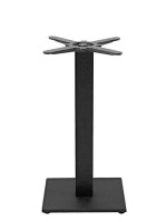 SARACENO Base en aluminium 40x40 cm en blanc ou noir ou gris pour plateau de table pour glaciers locaux bars extérieur