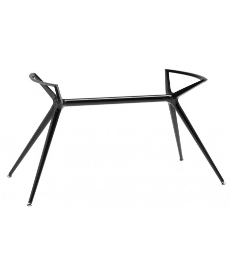 METROPOLIS TABLE BASE L für Tischplatte 160x90 cm Stahlkonstruktion für Tischplatte aus Glas oder Holz oder Quarz oder Laminat