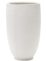 ANNER vase h 120 cm jardinière en béton blanc