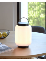 LANTE Warm LED lamp in polyethylene and metal for indoor or outdoor