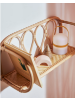 MENT graue oder senfige Tischleuchte mit integriertem LED-Licht