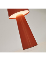 CUBA lampe à poser h 40 cm pour l'extérieur portable LED métal couleur au choix