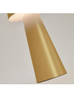 BLAIR lámpara de mesa h 25 cm portátil LED en metal pintado