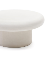 DADA little table in resistant white concrete for gardens and terraces