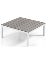 AMAVER ensemble d'angle en aluminium blanc coussins inclus pour intérieures ou extérieures terrasses de jardin