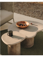 ETER little table in resistant concrete for gardens and terraces