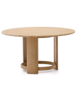 AMAR table ⌀ 140 cm en bois d'eucalyptus massif
