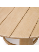 AMAR table ⌀ 140 cm en bois d'eucalyptus massif