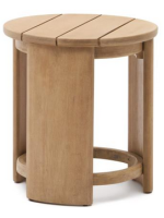 AMAR table basse ⌀ 56 cm en bois d'eucalyptus massif