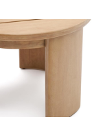 AMAR table basse ⌀ 60 cm en bois d'eucalyptus massif