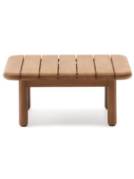 ARMONICA 70x70 cm tavolino in legno massello di teak per esterno giardino o terrazzo