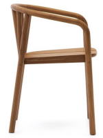 ARMONICA poltrona impilabile sedia con braccioli in legno massello di teak per esterno giardino e terrazzi