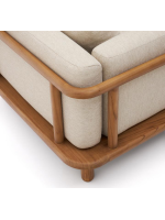 ARMONICA poltrona in legno di teak per esterno giardino terrazzi e interno casa o contract