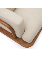 ARMONICA sillón en madera de teca para exterior jardín terrazas e interior hogar o contract