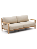 TARIN divano in legno di teak per esterno giardino terrazzi e interno casa o contract