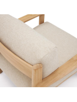 TARIN sillón en madera de teca para exterior jardín terrazas e interior hogar o contract