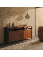 ASHAI 180 cm sideboard in solid teak wood