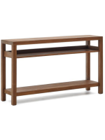 ASHAI console de 140 cm en bois de teck massif