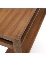 ASHAI console de 140 cm en bois de teck massif